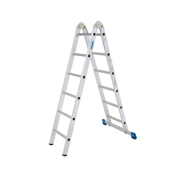 Krause STABILO Sprossen-Gelenk-CombiLeiter 2x3 u. 2x6