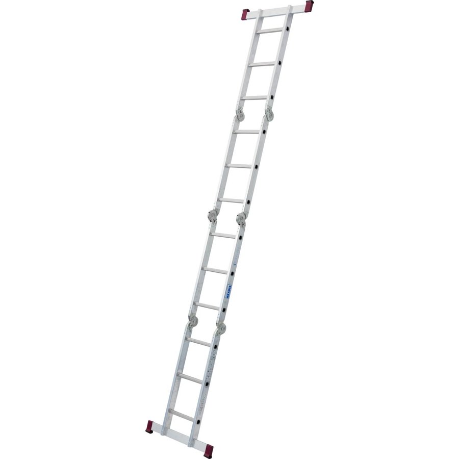 Krause CORDA Gelenk -UniversalLeiter mit Stahlplattform "Set" 4x3 Sprossen