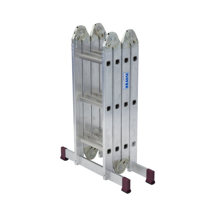 Krause CORDA Gelenk -UniversalLeiter mit Stahlplattform "Set" 4x3 Sprossen