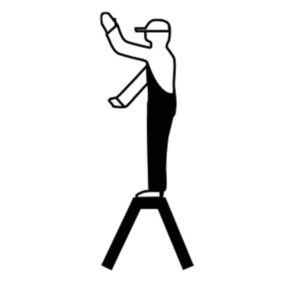 Krause MONTO Doppel Klapptritt - Treppy Plusline Gelb