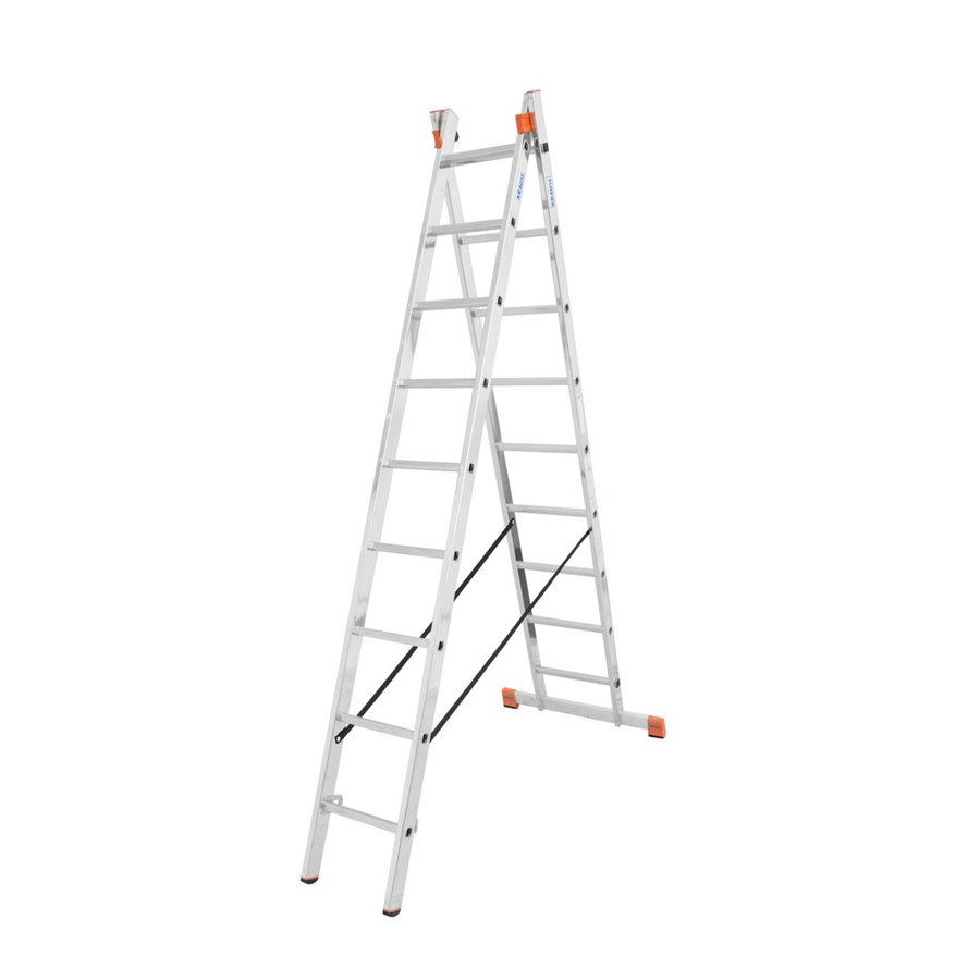 Krause MONTO Sprossen-MehrzweckLeiter - Dubilo 2x9 Sprossen