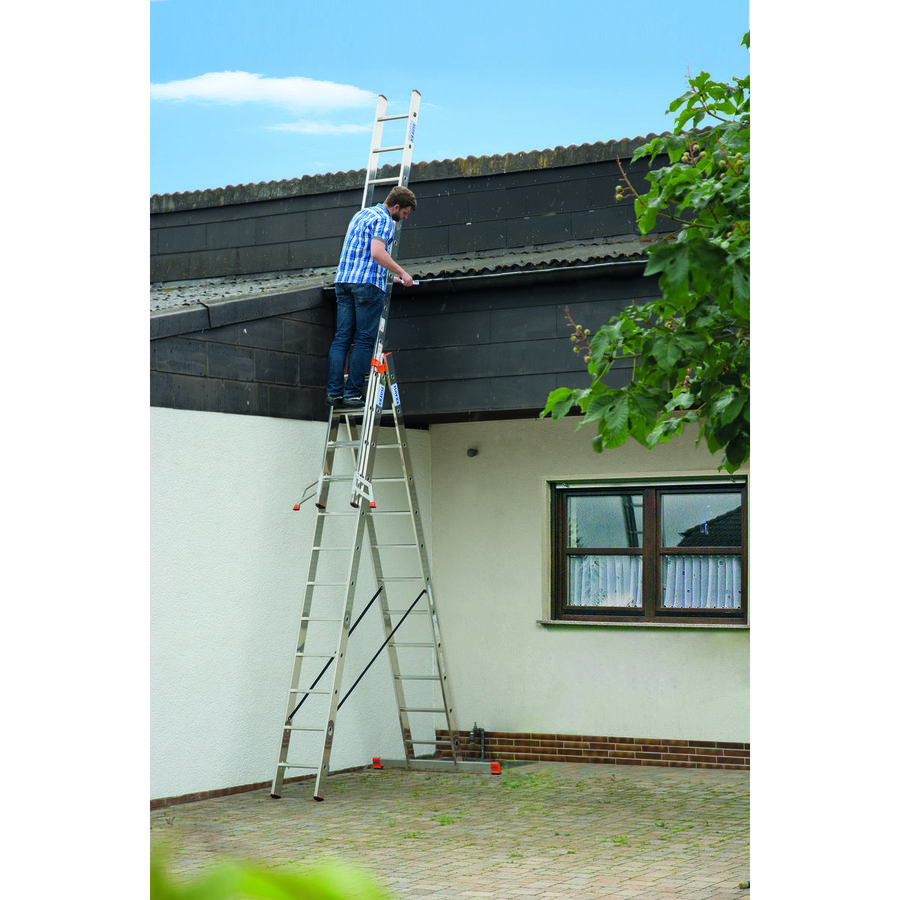 Krause MONTO Sprossen-MehrzweckLeiter - Tribilo 3x12 Sprossen