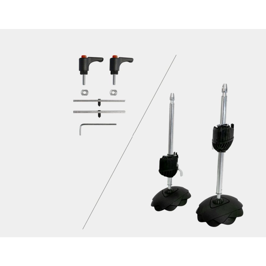 ASC Group Telesteps Safety Feet - verstellbare Sicherheitsfüsse für Prime Line 1 Set = 2 Stk.