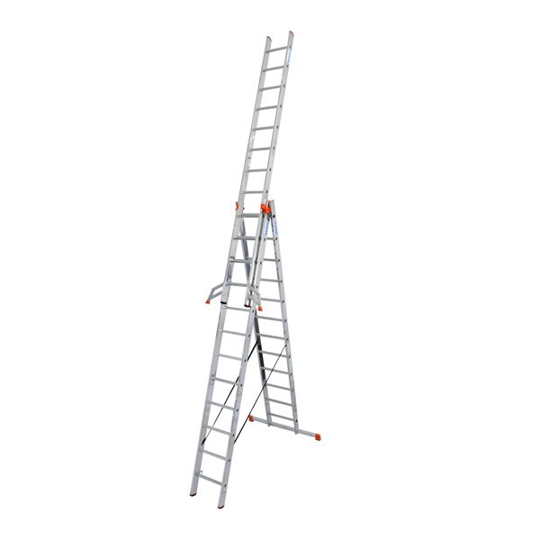 Krause MONTO Tribilo+ Sprossen- VielzweckLeiter, treppengängig 3x12 Sprossen
