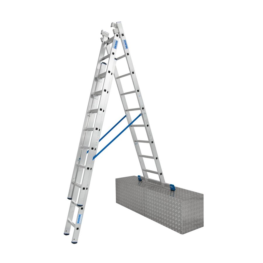 Krause STABILO Sprossen-VielzweckLeiter, treppengängig 3x9 Sprossen