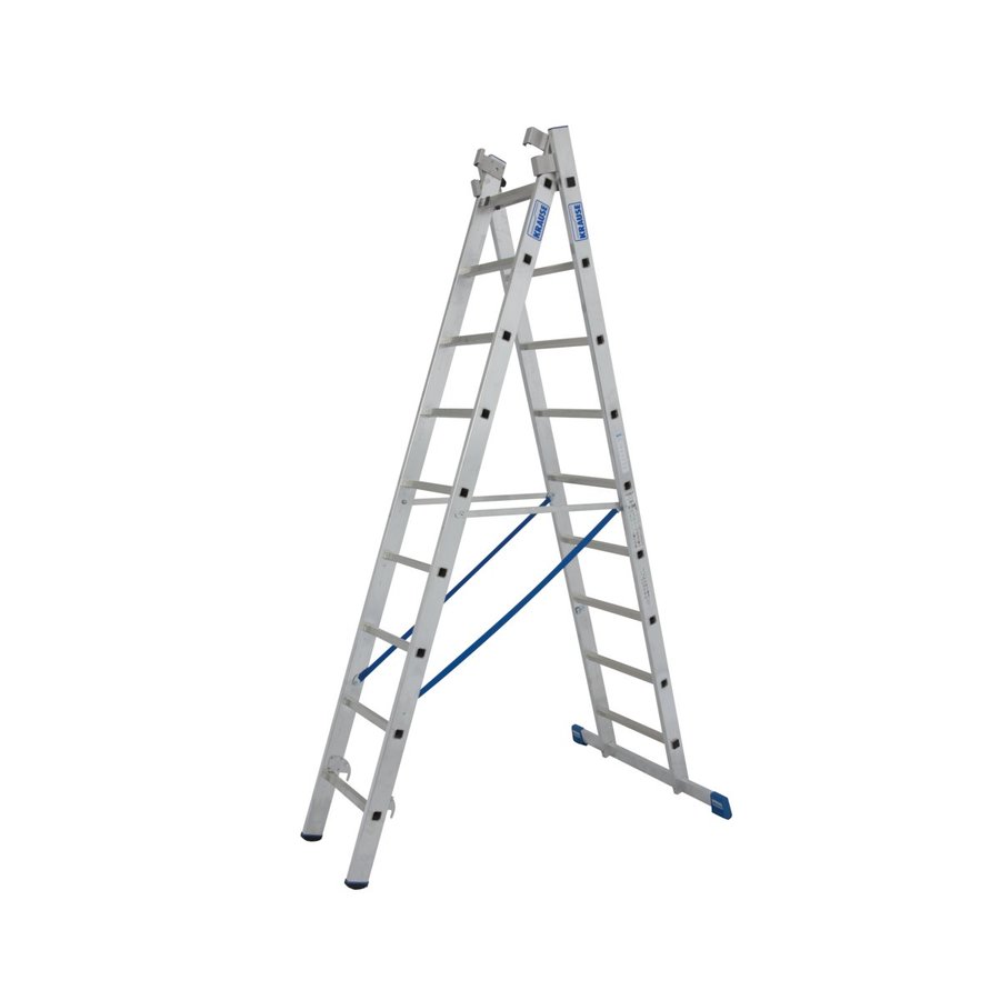 Krause STABILO Sprossen-VielzweckLeiter, treppengängig 3x9 Sprossen