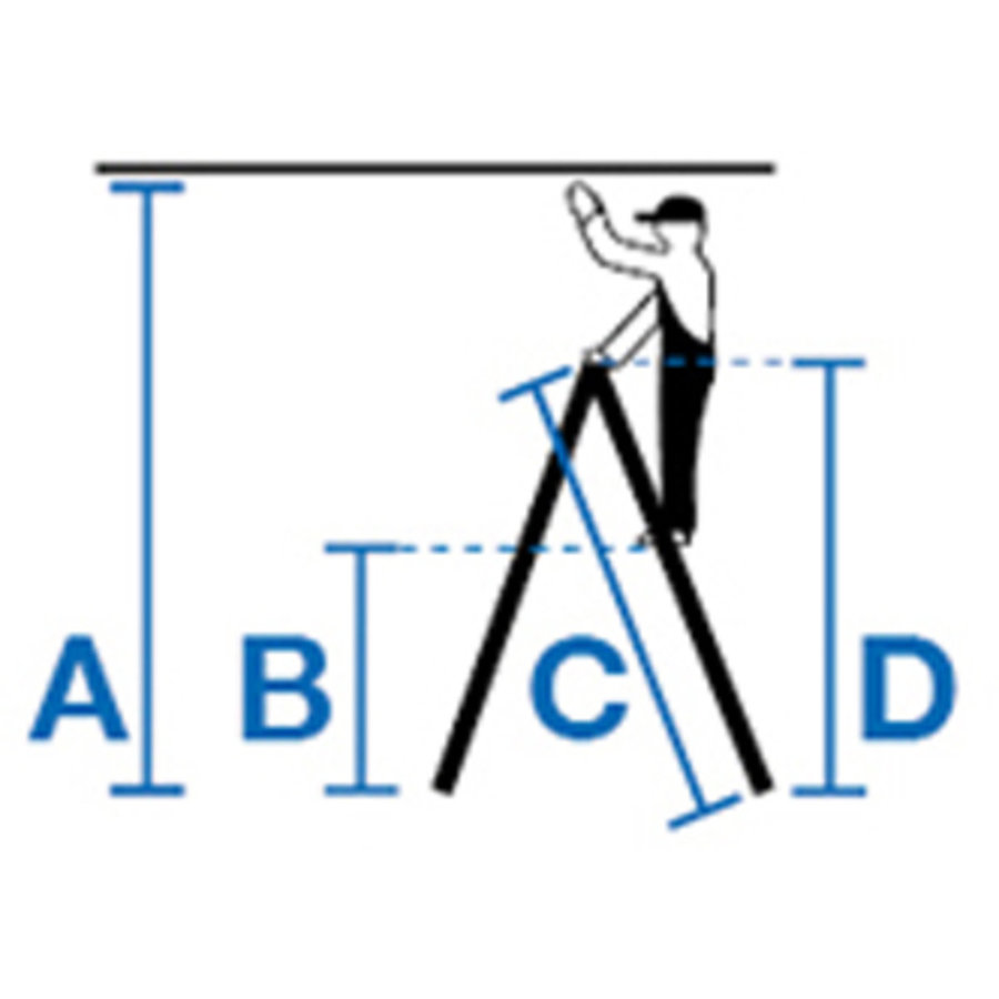 Krause STABILO Sprossen-VielzweckLeiter, treppengängig 3x10 Sprossen