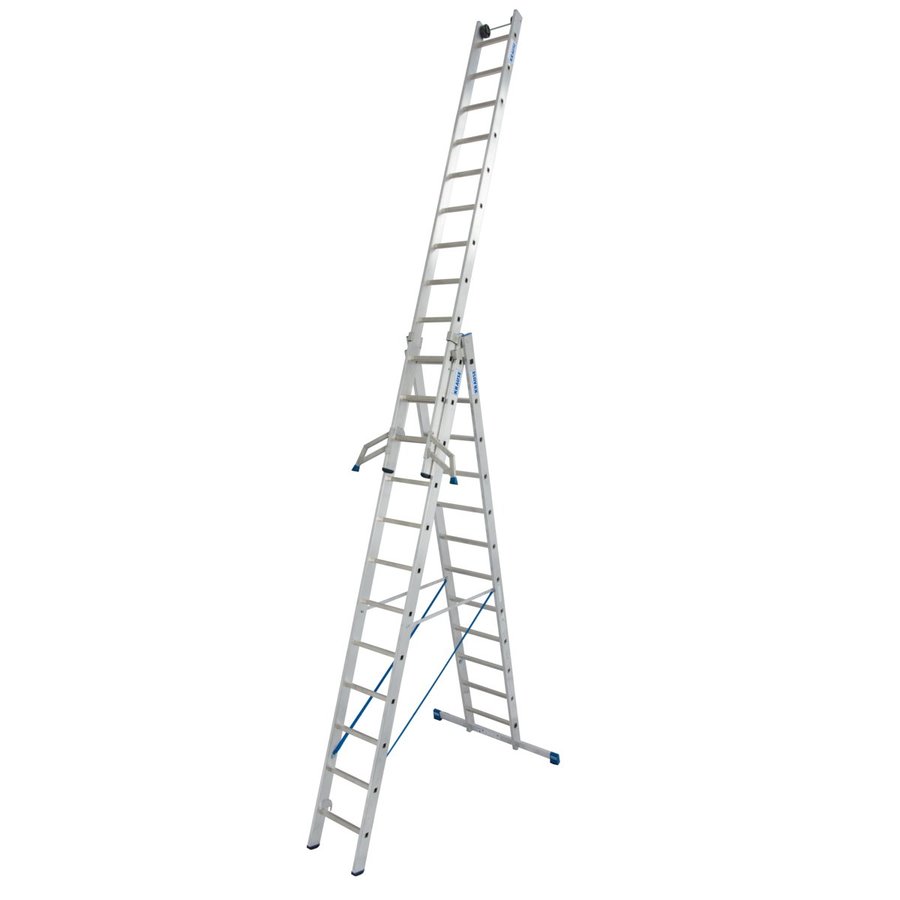 Krause STABILO Sprossen-VielzweckLeiter, treppengängig 3x12 Sprossen