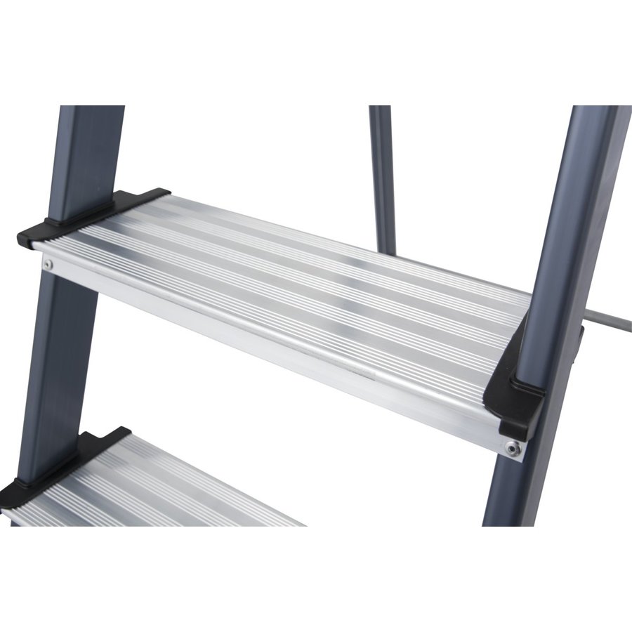 Krause MONTO Securo Stufen-StehLeiter, eloxiert 1x4 Stufen