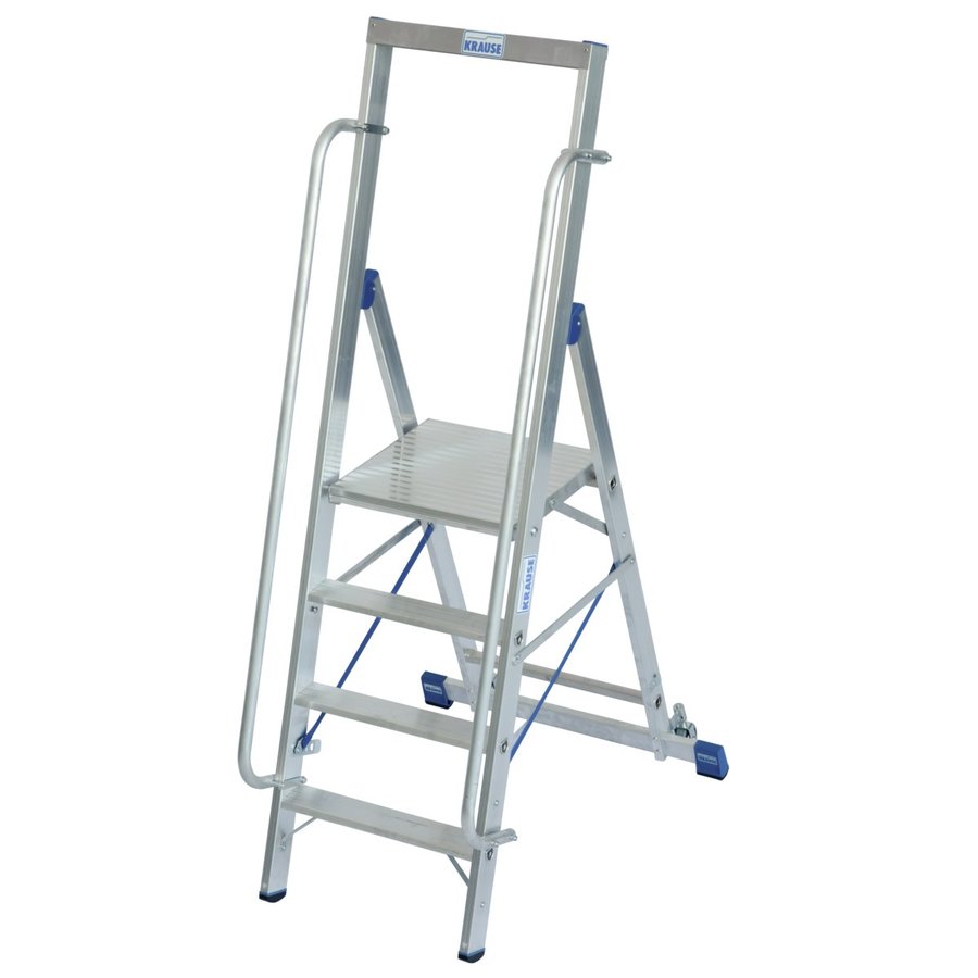 Krause STABILO Stufen-StehLeiter mit großer Standplattform 1x4 Stufen
