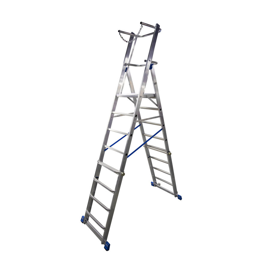 Krause STABILO Teleskop-PlattformLeiter 1x6-8 Sprossen