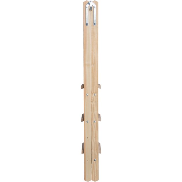 Krause STABILO Holz Stufen/Sprossen DoppelLeiter 2x5