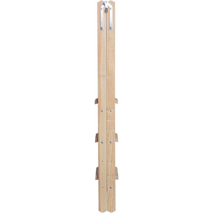 Krause STABILO Holz Stufen/Sprossen DoppelLeiter 2x5