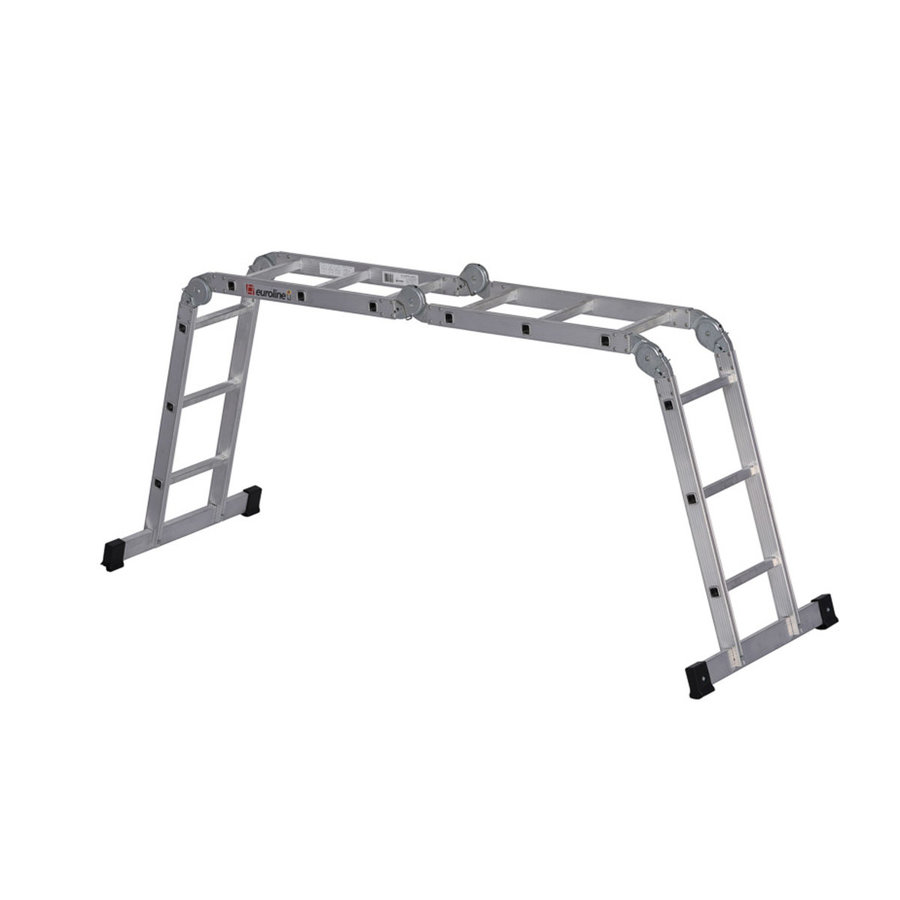 Euroline Alu-Klappleiter Nr. 304 Kofferraumleiter 4x3