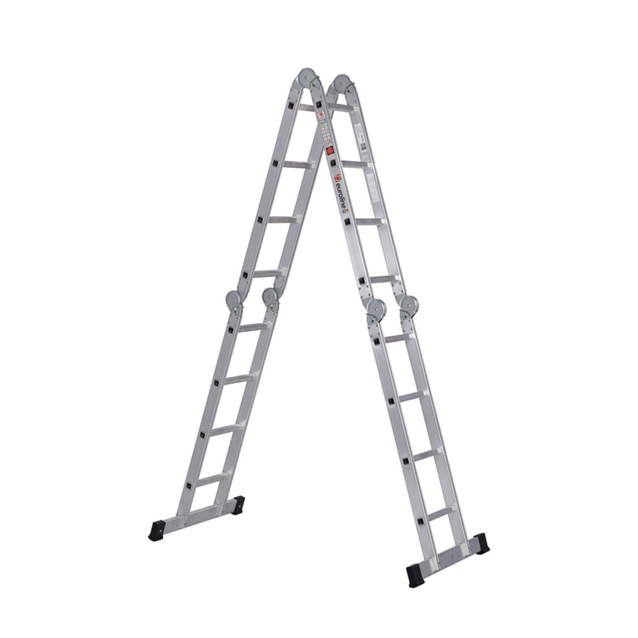 Euroline Alu-Klappleiter Nr. 304 Kofferraumleiter 4x4