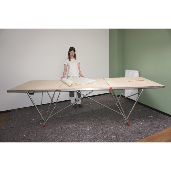 Euroline eurotap Profi-Alu-Tapeziertisch Nr. 810 Breite 100 cm, Länge 3m