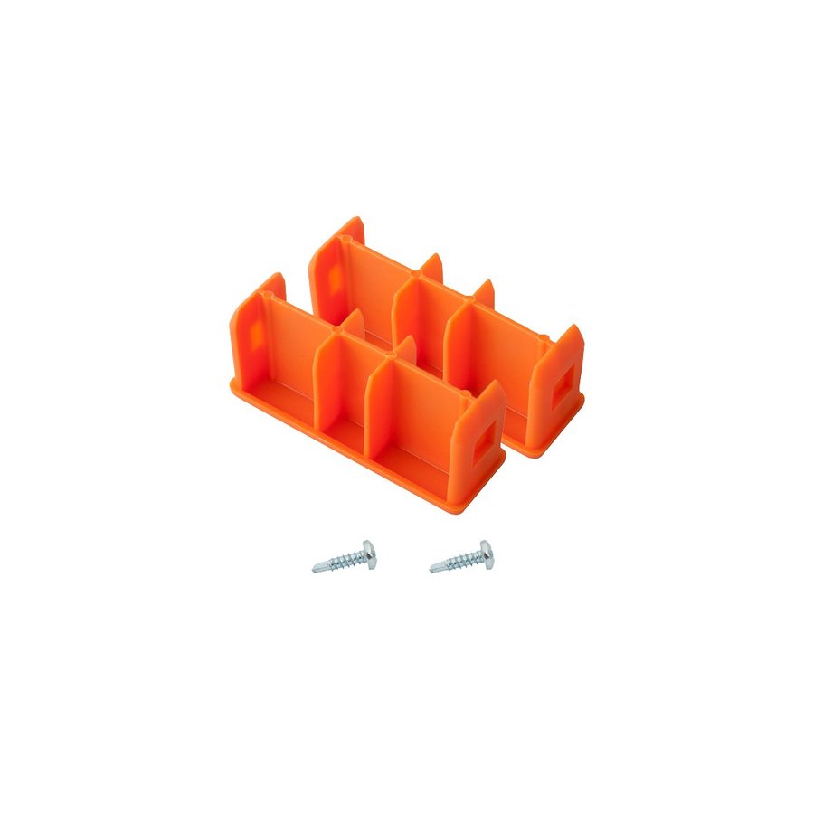 Krause MONTO Kopfstopfen, 77x25 mm orange (Paar)