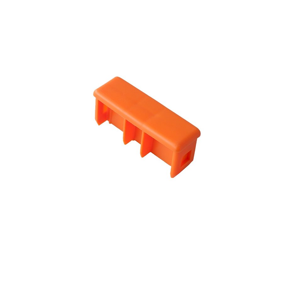 Krause MONTO Kopfstopfen, 77x25 mm orange (Paar)