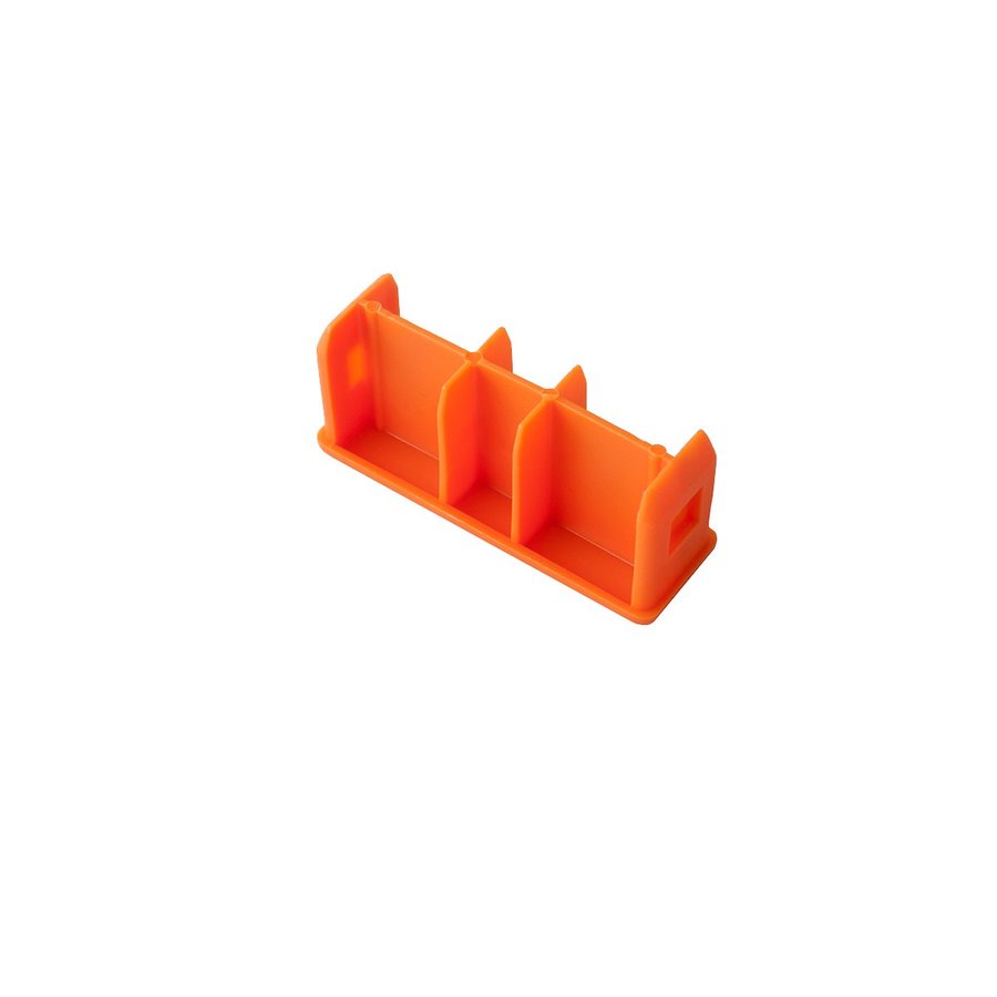 Krause MONTO Kopfstopfen, 77x25 mm orange (Paar)