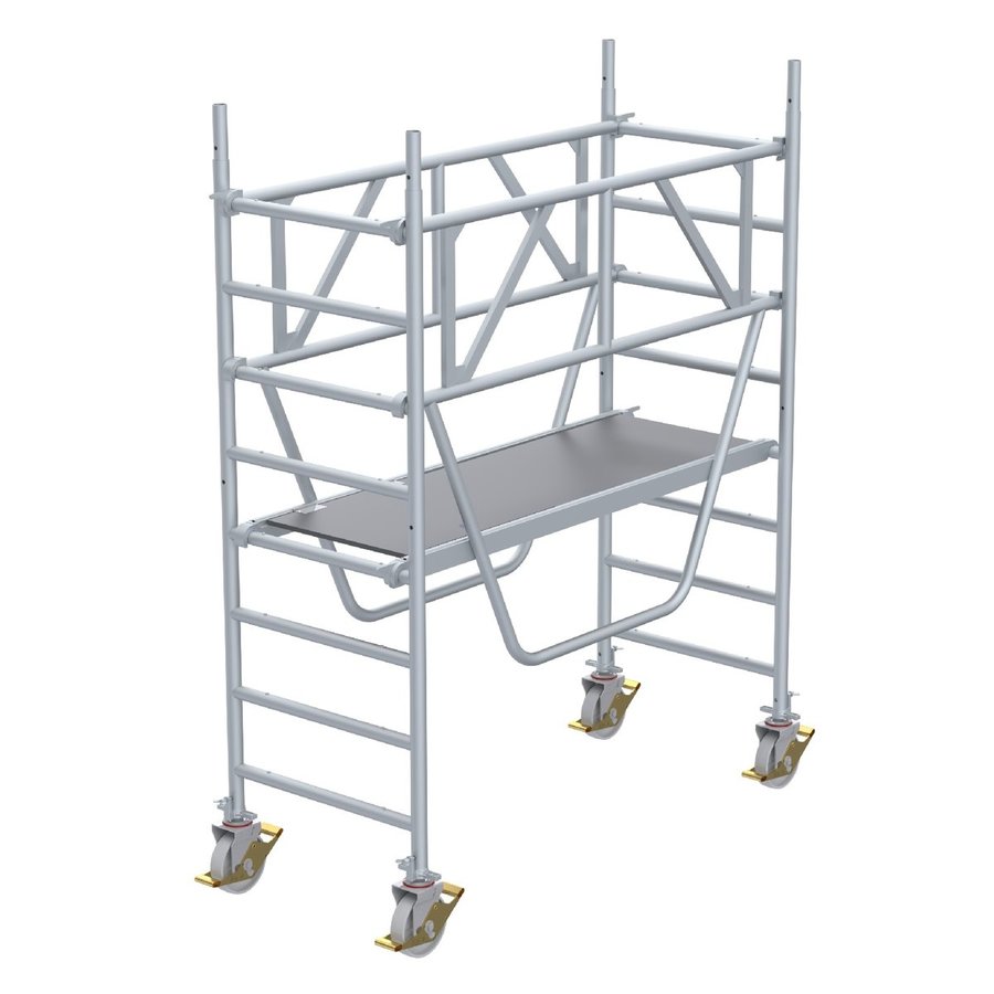 Euroline Gerüsttyp 9521 mit Sicherheitsgeländern (Typ 0,75 x 1,80 m) mit Arbeitshöhe bis 3,15 m