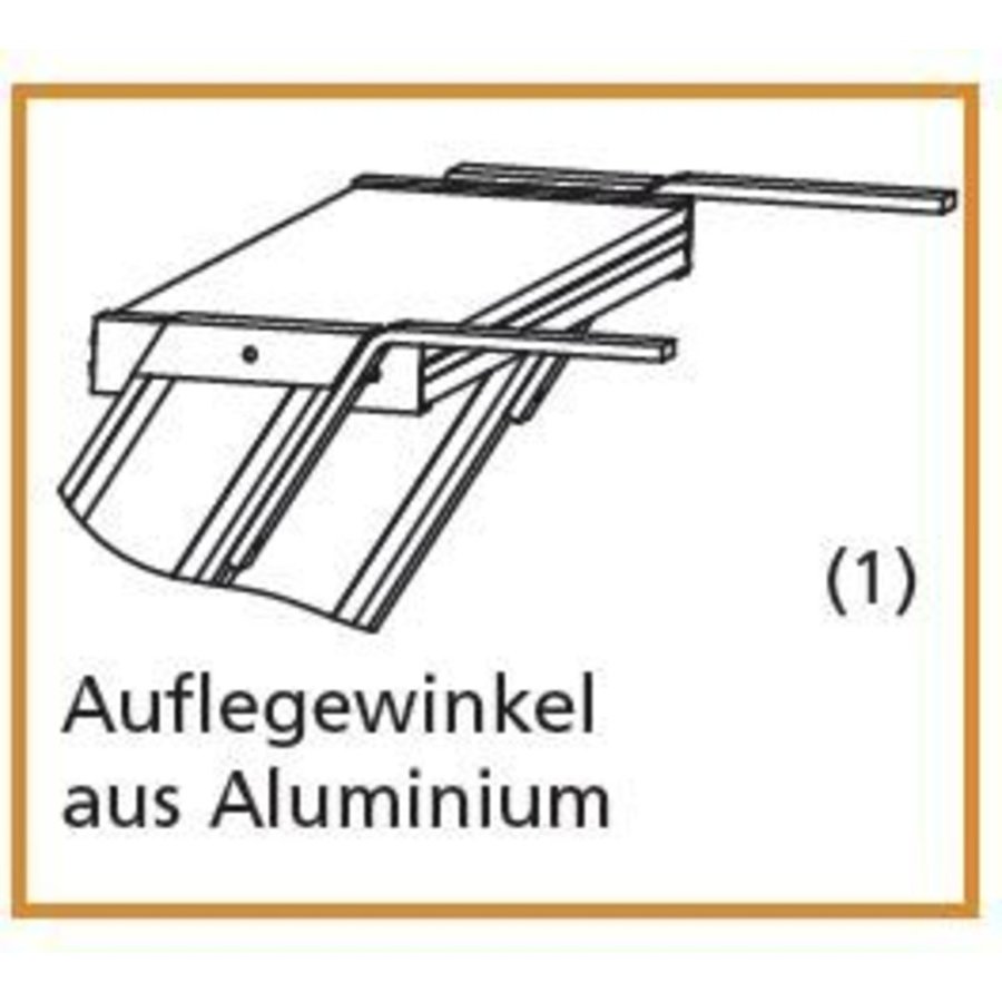Euroline Treppe 45 Grad, 600 mm Stufenbreite, 1 Handlauf,  Stufenausführung Alu – gerieft 9 Stufen