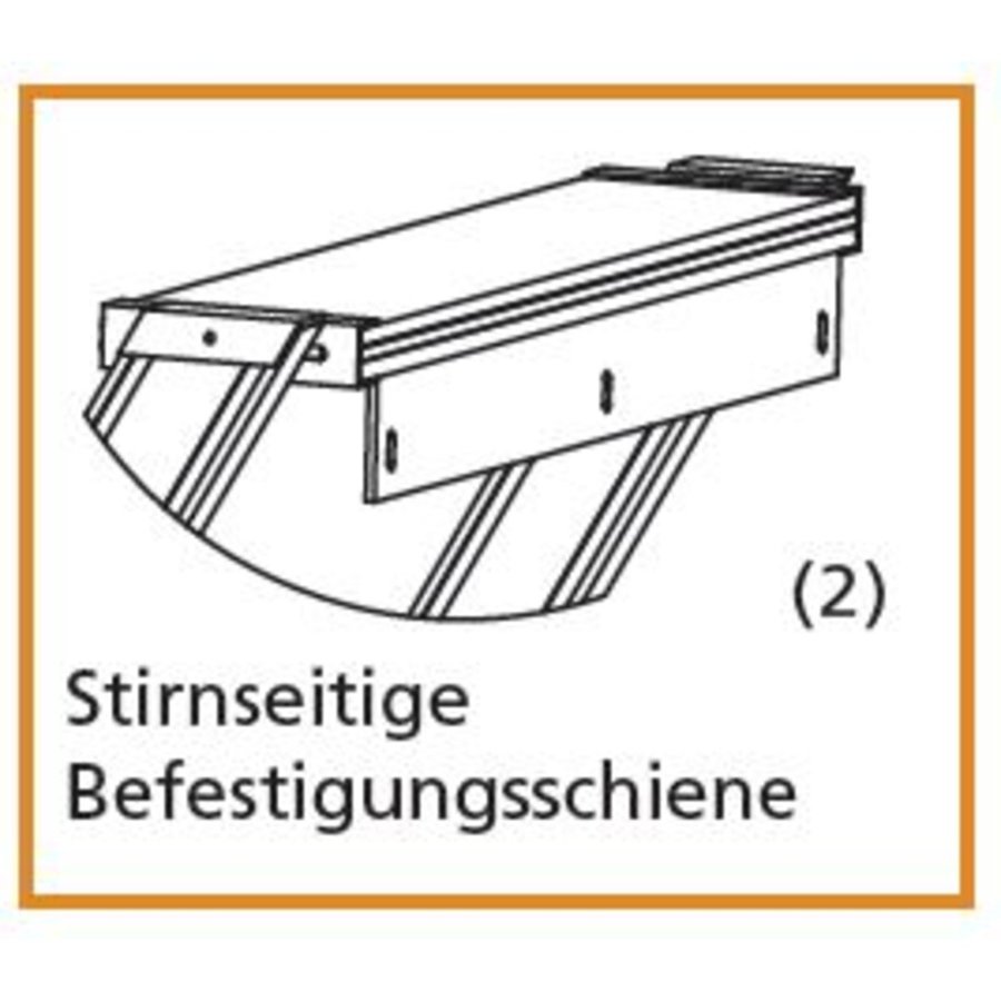Euroline Treppe 45 Grad, 600 mm Stufenbreite, 1 Handlauf,  Stufenausführung Alu – gerieft 4 Stufen