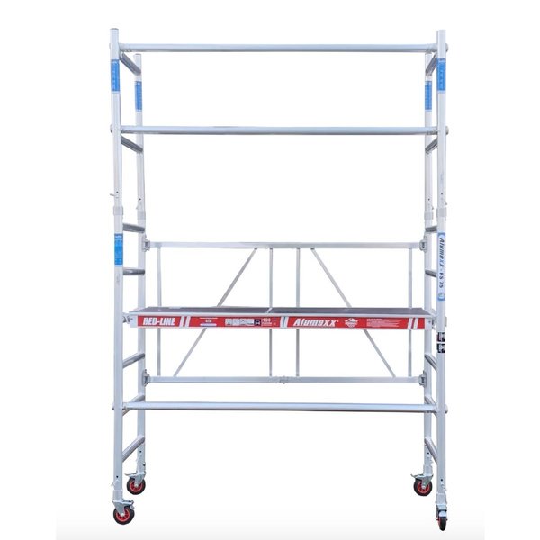 Alumexx RED-Line - Fahrgerüst/Faltgerüst Arbeitshöhe bis 3,8 m