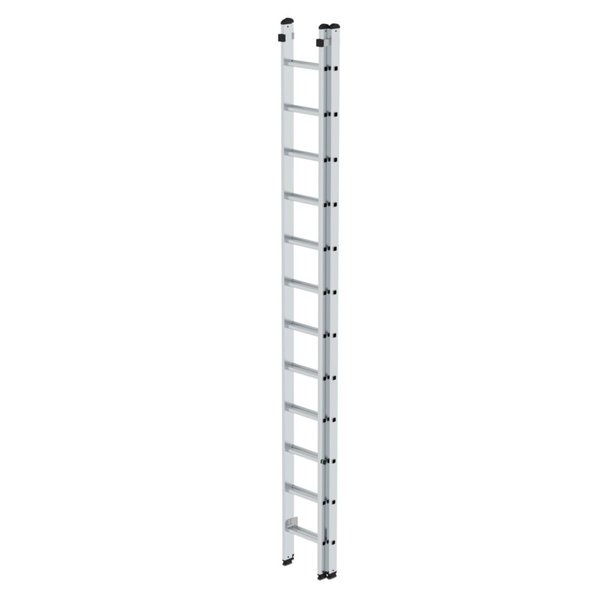 Günzburger Steigtechnik Sprossen-Schiebeleiter 2-teilig ohne Traverse 2x12 Sprossen