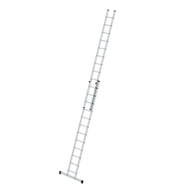 Günzburger Steigtechnik Sprossen-Schiebeleiter 2-teilig mit Standard-Traverse 2x12 Sprossen