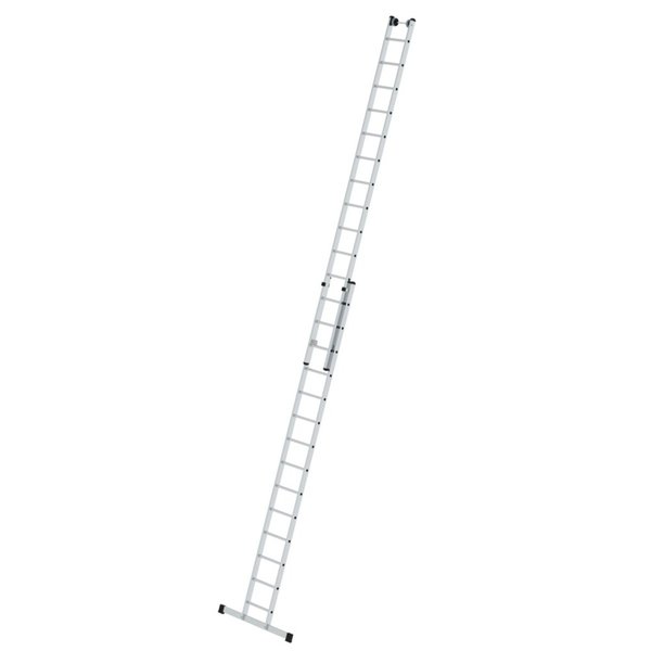 Günzburger Steigtechnik Sprossen-Schiebeleiter 2-teilig mit Standard-Traverse 2x14 Sprossen