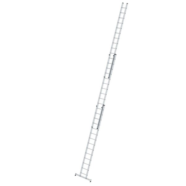Günzburger Steigtechnik Sprossen-Schiebeleiter 3-teilig mit nivello®-Traverse 3x14 Sprossen