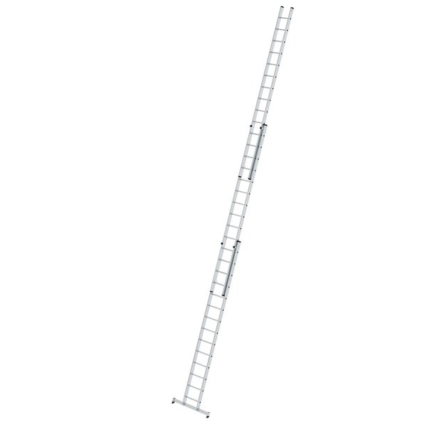Günzburger Steigtechnik Sprossen-Schiebeleiter 3-teilig mit nivello®-Traverse 3x14 Sprossen