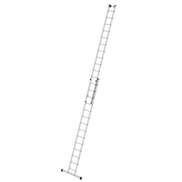 Günzburger Steigtechnik Sprossen-Schiebeleiter 2-teilig mit Standard-Traverse 2x14 Sprossen
