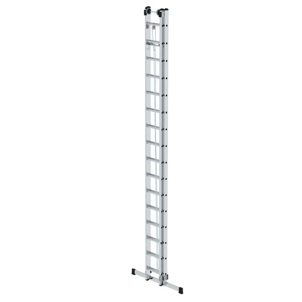 Günzburger Steigtechnik Sprossen-Seilzugleiter 2-teilig mit Standard-Traverse 2x16 Sprossen