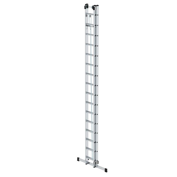 Günzburger Steigtechnik Sprossen-Seilzugleiter 2-teilig mit Standard-Traverse 2x16 Sprossen