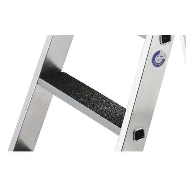 Günzburger Steigtechnik Stufen-Stehleiter beidseitig begehbar mit clip-step R13 2x9 Stufen