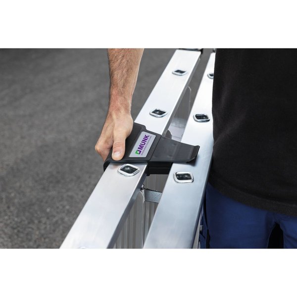 Günzburger Steigtechnik Stufen-Stehleiter beidseitig begehbar mit clip-step R13 2x9 Stufen