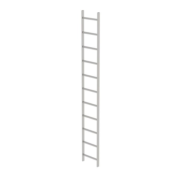 Günzburger Steigtechnik Schachtleiter Edelstahl V4A 400mm Lichte Weite 11 Sprossen
