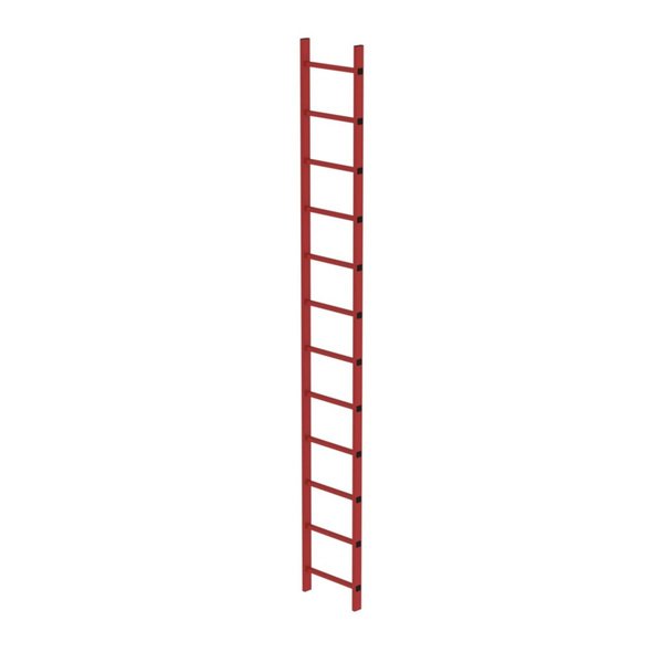 Günzburger Steigtechnik Schachtleiter GFK 400mm Lichte Weite 12 Sprossen