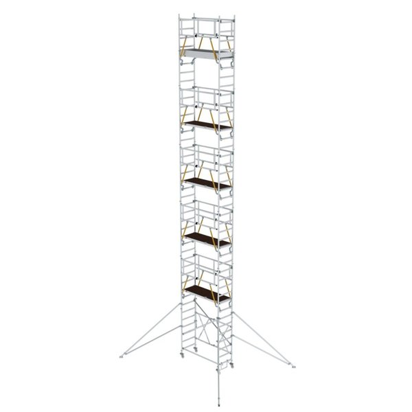 Günzburger Steigtechnik Klappgerüst SG 0,75 x 1,80 m mit Ausleger Plattformhöhe 11,04 m