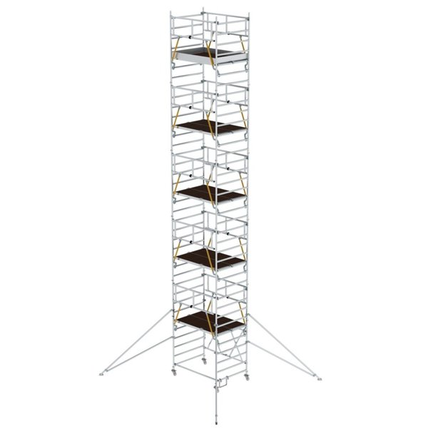 Günzburger Steigtechnik Klappgerüst SG 1,35 x 1,80 m mit Ausleger Plattformhöhe 9,89 m