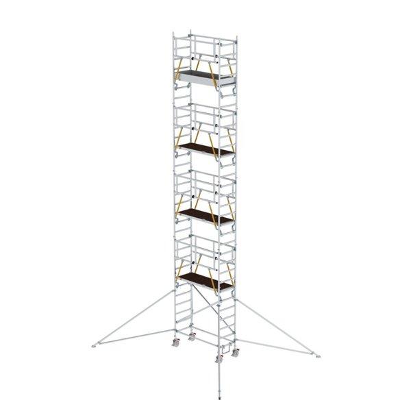 Günzburger Steigtechnik Rollgerüst SG 0,75 x 1,80 m mit Ausleger Plattformhöhe 8,39 m