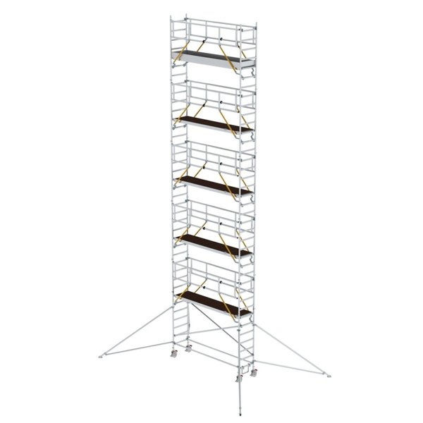 Günzburger Steigtechnik Rollgerüst SG 0,75 x 3,0 m mit Ausleger Plattformhöhe 10,35 m