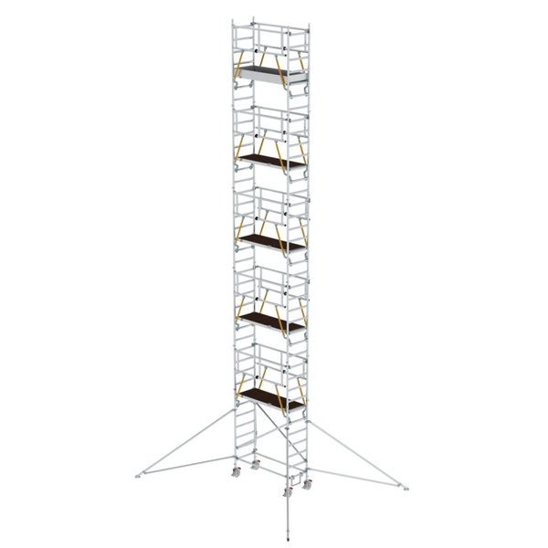 Günzburger Steigtechnik Rollgerüst SG 0,75 x 1,80 m mit Ausleger Plattformhöhe 10,35 m