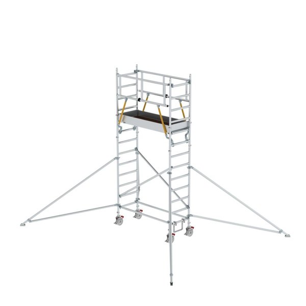 Günzburger Steigtechnik Rollgerüst SG 0,75 x 1,80 m mit Ausleger Plattformhöhe 3,07 m