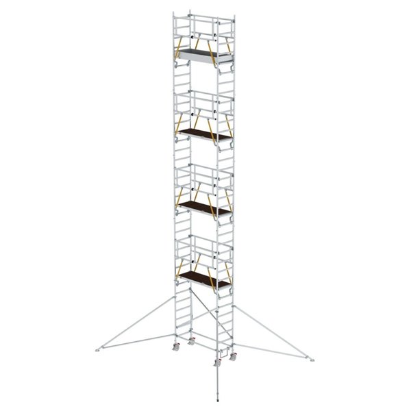 Günzburger Steigtechnik Rollgerüst SG 0,75 x 1,80 m mit Ausleger Plattformhöhe 9,51 m
