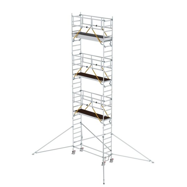 Günzburger Steigtechnik Rollgerüst SG 0,75 x 2,45 m mit Ausleger Plattformhöhe 7,55 m