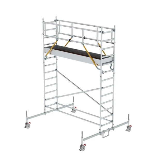 Günzburger Steigtechnik Rollgerüst SG 0,75 x 3,0 m mit Fahrbalken Plattformhöhe 3,26 m