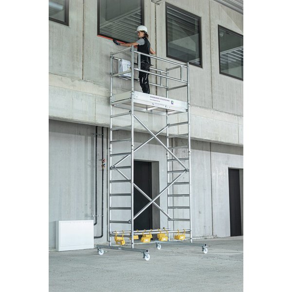 Günzburger Steigtechnik ML Standard-Rollgerüst 0,75 x 1,80 m Plattformhöhe 5,20 m