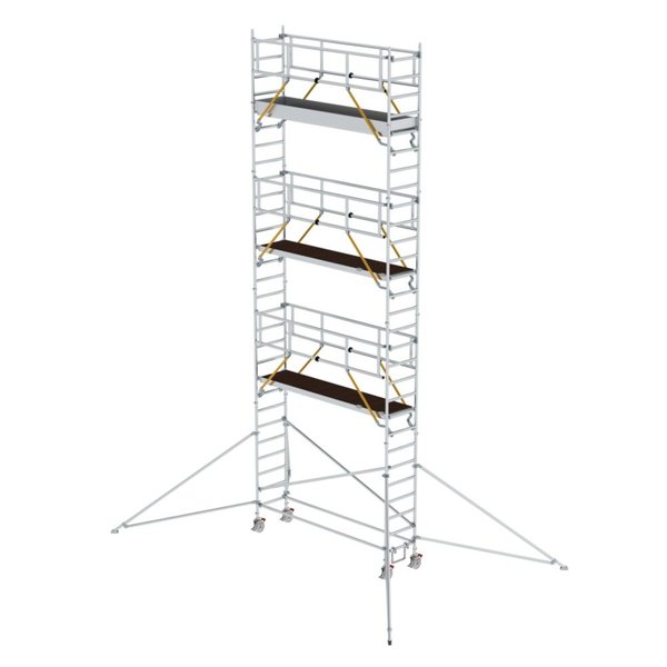 Günzburger Steigtechnik Rollgerüst SG 0,75 x 3,0 m mit Ausleger Plattformhöhe 7,55 m